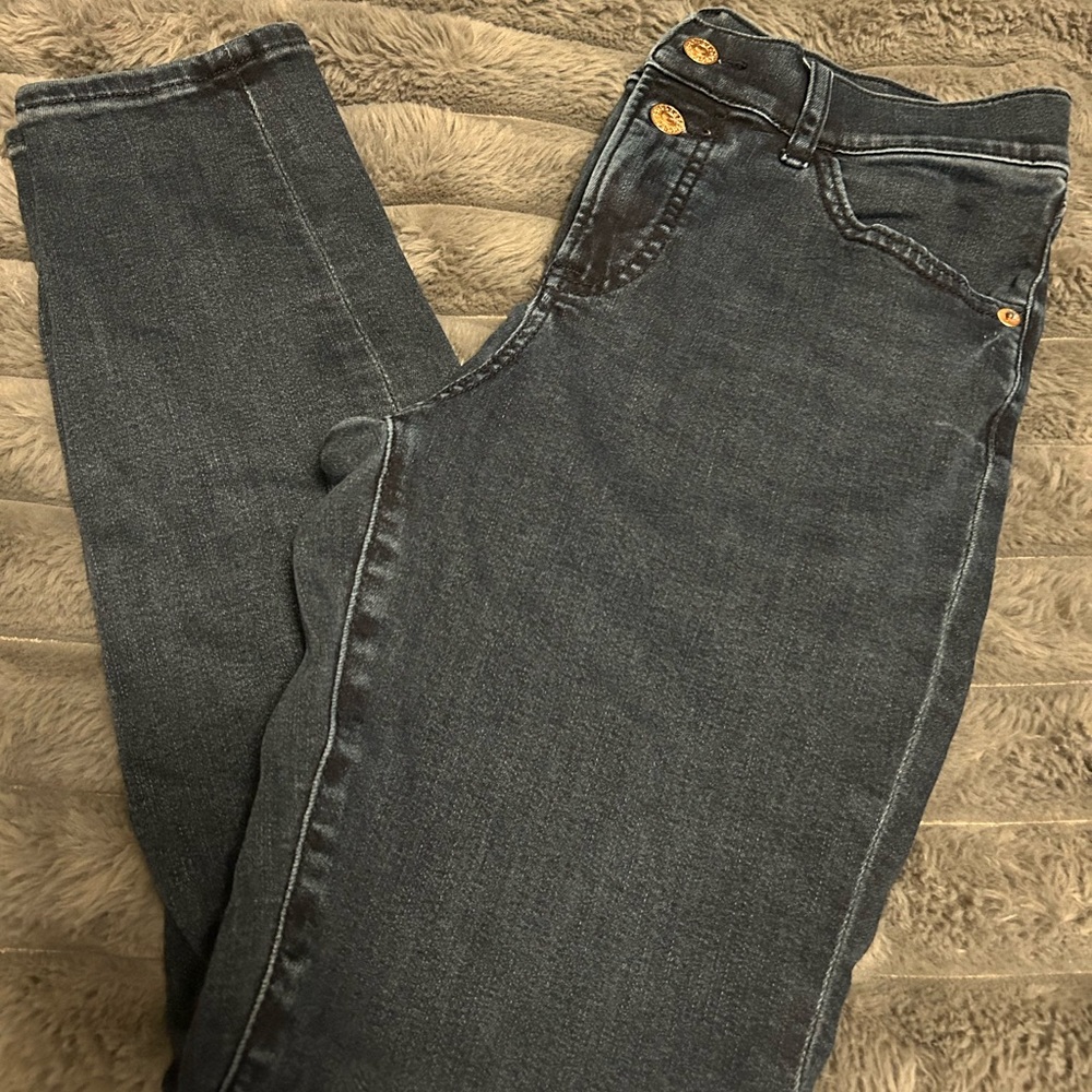 Express Cropped skinny Mid-Rise Jeans